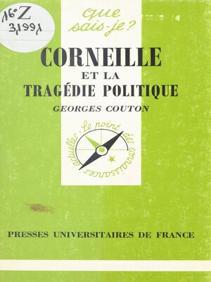 cover image of Corneille et la tragédie politique